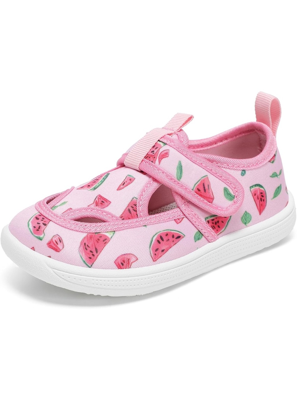 Pink Watermelon Print Mary Jane Kids Water Shoes